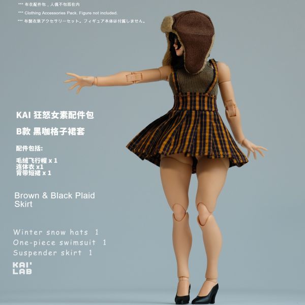 【史派克工廠】預購免運26年Q3 KAI LAB 狂怒女素體 服裝配件包 僅配件 不含人偶 2款 0129 KAI LAB 狂怒女素體 服裝配件包 僅配件 不含人偶 2款