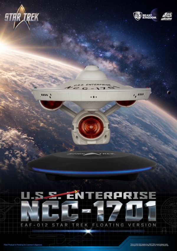 【史派克工廠】預購免運27年Q1 野獸國 EAF-012 星際爭霸戰 企業號 磁浮版 1104 野獸國 EAF-012 星際爭霸戰 企業號 磁浮版