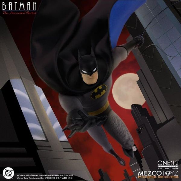 【史派克工廠】預購免運26年Q1 MEZCO One: 12 Collective 動畫系列 蝙蝠俠 可動人偶 0704 MEZCO One: 12 Collective 動畫系列 蝙蝠俠 可動人偶