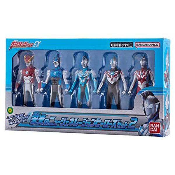 【史派克工廠】結單 預購23年5月 BANDAI 超人力霸王 EX榮光的新世代英雄公仔 套組2 0512 BANDAI 超人力霸王 EX榮光的新世代英雄公仔 套組2