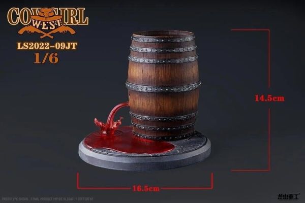 【史派克工廠】售完 龍山重工 1/6西部牛仔 賞金女獵人 LS2022 共2款 LS2022-09JT 酒桶 0915 龍山重工 1/6西部牛仔 賞金女獵人 LS2022 共2款 LS2022-09JT酒桶