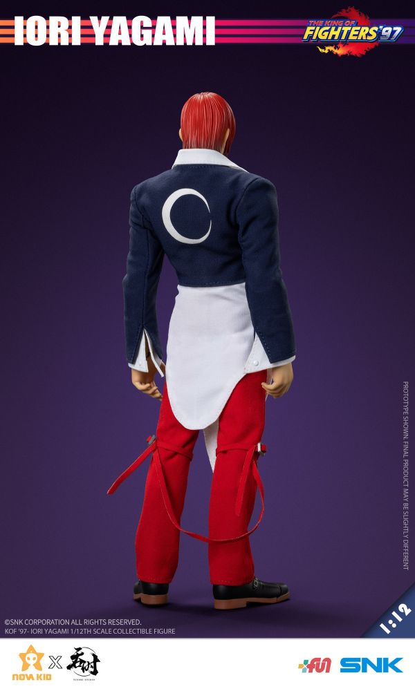 【史派克工廠】結單免運25年Q1 SNK 吞時工作室 格鬥天王 拳皇97 八神庵 1/12 可動人偶 正版授權 1129 SNK 吞時工作室 格鬥天王 拳皇97 八神庵 1/12 可動人偶 正版授權