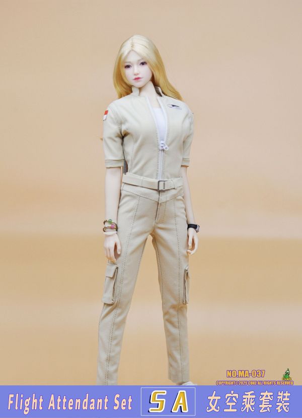 【史派克工廠】預購免運25年Q3 CUKE TOYS 1/6 SA女空服飾套裝 MA-037 0606 CUKE TOYS 1/6 SA女空服飾套裝 MA-037