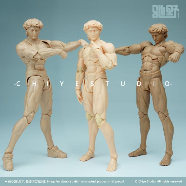 【史派克工廠】預購免運26年Q3 馳野工作室 大衛 可動男素體 1/12 5色 0528 馳野工作室 大衛 可動男素體 1/12 5色
