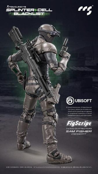 【史派克工廠】預購免運1月 CCSTOYS 縱橫諜海 黑名單 FigScript 山姆 費雪 沙漠裝 1/12 1103 CCSTOYS 縱橫諜海 黑名單 FigScript 山姆 費雪 沙漠裝 1/12
