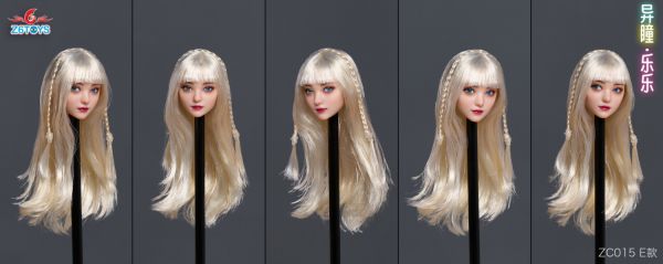 【史派克工廠】結單免運25年1月 Z6TOYS 1/6 異瞳可動眼美女頭雕 樂樂 ZC015A 共7款 0115 Z6TOYS 1/6 異瞳可動眼美女頭雕 樂樂 ZC015A 共7款