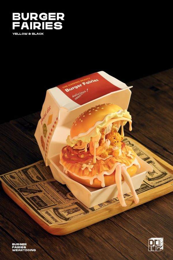 【史派克工廠】結單 預購25年Q1 WeArtDoing 漢堡魔女 甜心芝士雞肉堡 安格斯牛肉堡 常規版 典藏版 0725 WeArtDoing 漢堡魔女 甜心芝士雞肉堡 安格斯牛肉堡 常規版 典藏版