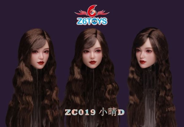 【史派克工廠】結單免運25年9月 Z6TOYS 1/6 亞洲可動眼美女頭雕 小晴 ZC019A-F 共6款 0822 Z6TOYS 1/6 亞洲可動眼美女頭雕 小晴 ZC019A-F 共6款