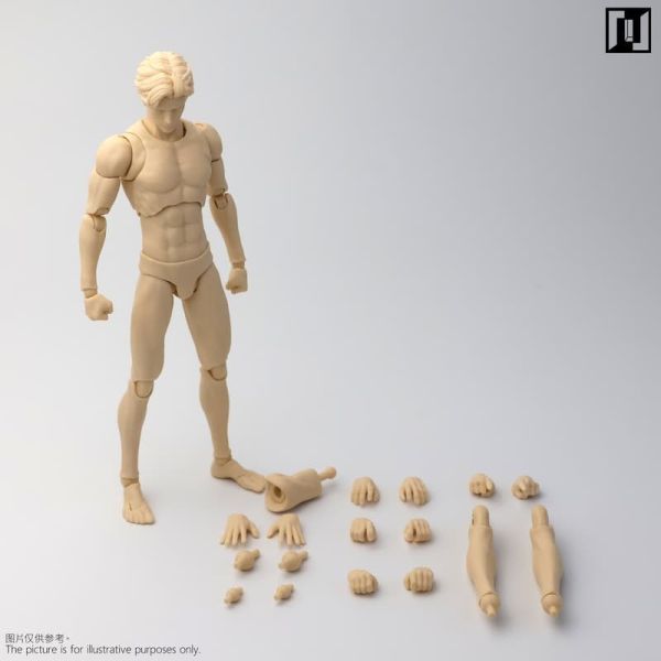 【史派克工廠】預購免運26年Q1 Mirrfig 精瘦男素體 1/12可動人偶 MF001 1113 Mirrfig 精瘦男素體 1/12可動人偶 MF001