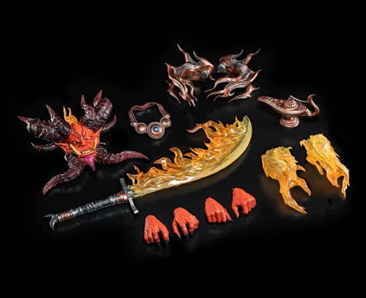 【史派克工廠】結單25年Q3 四騎士神話軍團 野獸統治波 燈神 炎魔賈恩南 7吋可動人偶 0324 四騎士神話軍團 野獸統治波 燈神 炎魔賈恩南 7吋可動人偶