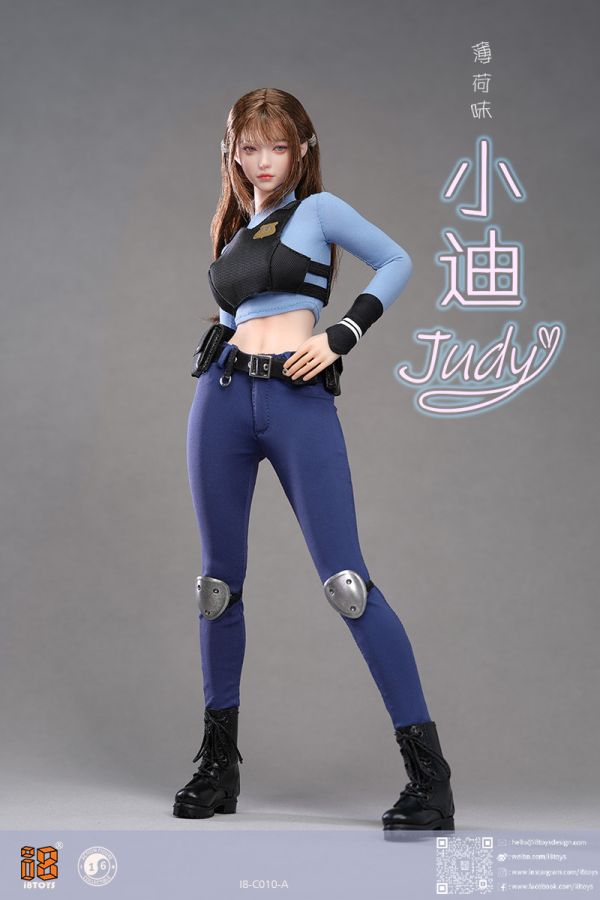 【史派克工廠】結單免運25年Q3 I8TOYS 1/6薄荷口味 小迪Judy 頭雕服飾套裝i8-C010-A款 0725 I8TOYS 1/6薄荷口味 小迪Judy 頭雕服飾套裝i8-C010-A款