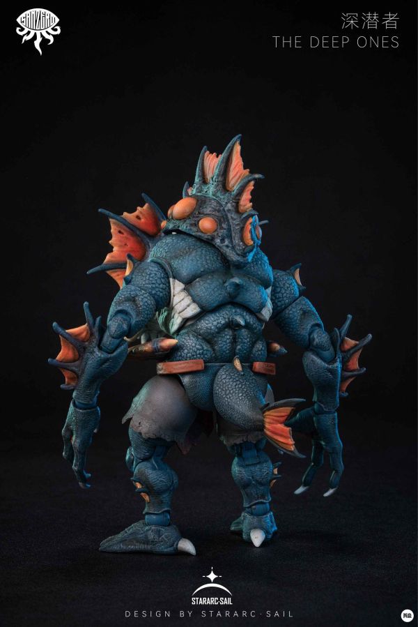 【史派克工廠】結單免運25年Q1 STARARC TOYS星弧玩具 理性歸零 克蘇魯 深潛者 可動完成品 紫色 橙色 0304 STARARC TOYS星弧玩具 理性歸零 克蘇魯 深潛者 可動完成品 紫色 橙色