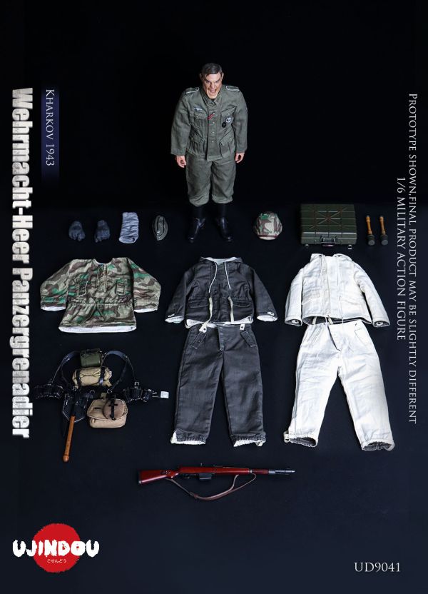 【史派克工廠】結單免運25年Q1 御戰道UJINDOU 1/6 二戰德軍國防軍裝甲擲彈兵 哈爾科夫1943 0103 御戰道UJINDOU 1/6 二戰德軍國防軍裝甲擲彈兵 哈爾科夫1943