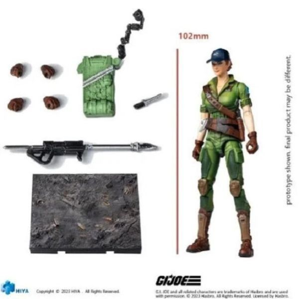 【史派克工廠】結單 預購Q1 海雅 HIYA 可動 迷你精緻系列 1/18 壽G.I. JOE 除暴突擊隊 傑夫人 1024 海雅 HIYA 可動 迷你精緻系列 1/18 壽G.I. JOE 除暴突擊隊 傑夫人