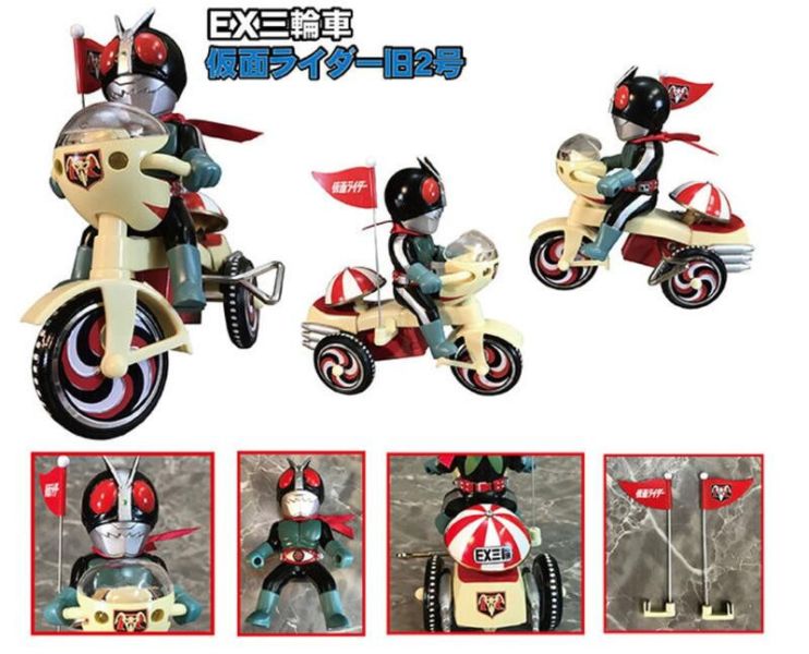 【史派克工廠】結單25年2月 魂商店 限定 EX三輪車 初代 假面騎士 一號 二號 蜘蛛男 震撼者戰士 1022 魂商店 限定 EX三輪車 初代 假面騎士 一號 二號 蜘蛛男 震撼者戰士