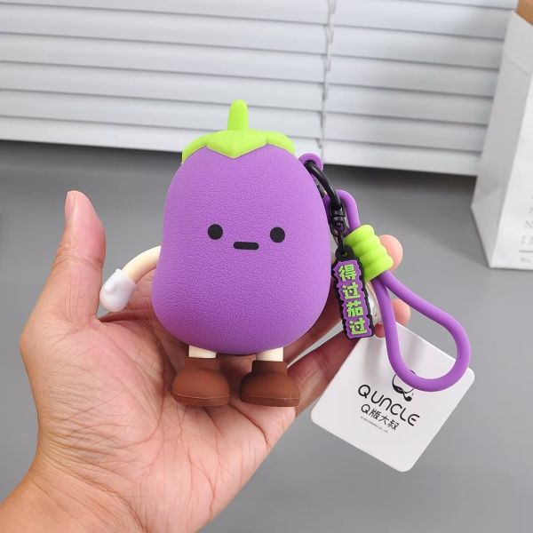 【史派克工廠】預購免運26年2月 Q版大叔 蔬菜系列 蔬菜小包 矽膠 迷你收納包 耳機包 零錢包 四款 0113 多啦A夢 銅鑼燒 記憶吐司 任意門 鈴鐺 小叮噹 矽膠 迷你收納包 耳機包