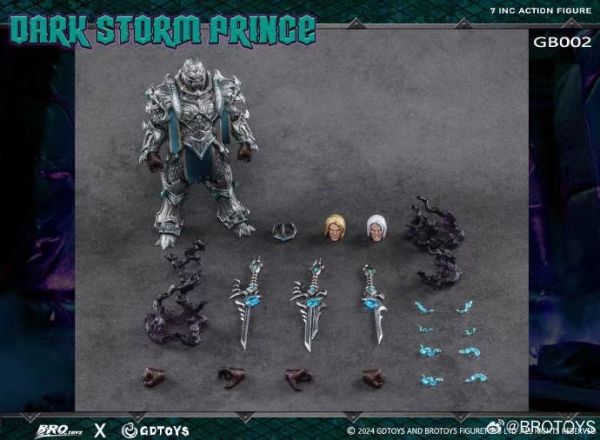 【史派克工廠】結單免運25年Q2 BROTOYS 7吋 黑暗暴風王子 可動人偶 GB002 1209 BROTOYS 7吋 黑暗暴風王子 可動人偶 GB002