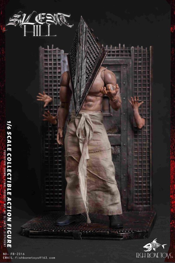 【史派克工廠】結單 預購免運24年Q4 FISH BONETOYS NO FB-Z016 寂靜嶺 三角頭 1/6 0617 FISH BONETOYS NO FB-Z016 寂靜嶺 三角頭