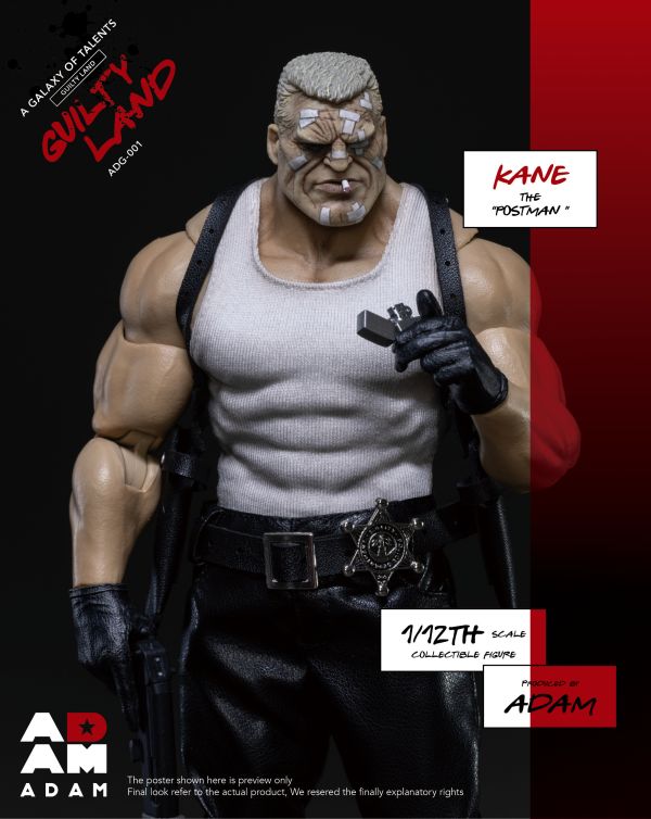 【史派克工廠】預購免運26年Q2 ADAM-ADG-001 1/12 極惡之都 郵差 凱恩 1017 ADAM-ADG-001 1/12 極惡之都 郵差 凱恩