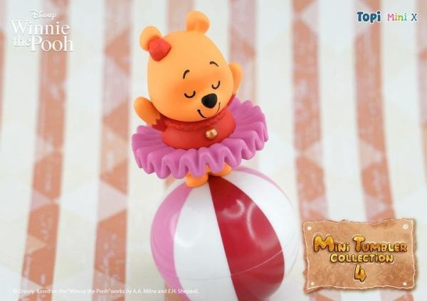 【史派克工廠】結單免運26年6月 TOPI Mini-X 不倒翁公仔收藏4 小熊維尼 一中盒6入 0202 TOPI Mini-X 不倒翁公仔收藏4 小熊維尼 一中盒6入
