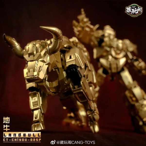 【史派克工廠】現貨 藏玩閣 CANG-TOYS 蚩尤神 衝雲霄 黃金牛 金地牛 金野牛 0407 藏玩閣 CANG-TOYS 蚩尤神 衝雲霄 黃金牛 金地牛 金野牛