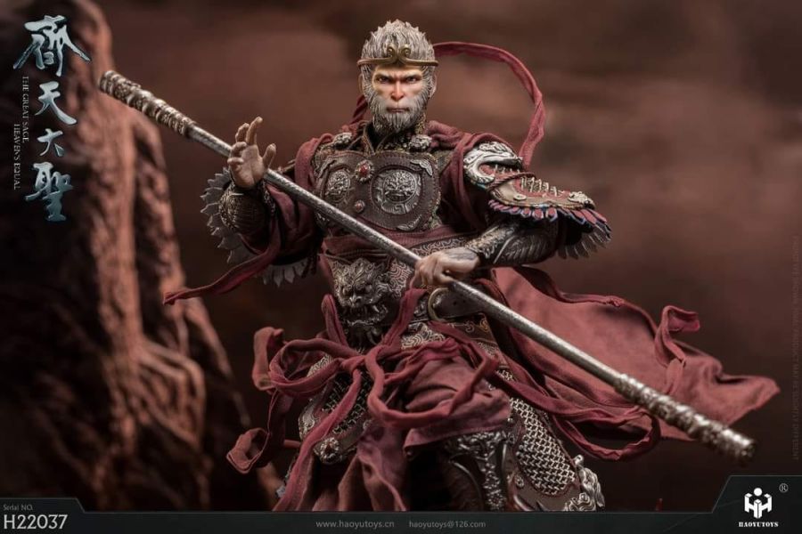 【史派克工廠】結單 預購免運24年Q4 HAOYUTOYS :1/6 神話系列 齊天大聖 大聖黑化版 H22037 訂0516 HAOYUTOYS 1/6 神話系列 齊天大聖 大聖黑化版 H22037