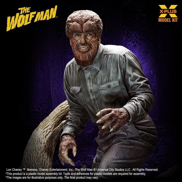 【史派克工廠】結單 免運11月 X-PLUS 狼人The Wolf Man 小朗 錢尼 狼人 1/8 組裝 再版 0923 X-PLUS 狼人The Wolf Man 小朗 錢尼 狼人 1/8 塑膠組裝