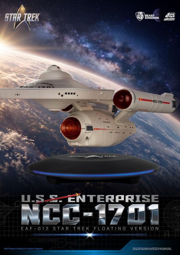 【史派克工廠】預購免運27年Q1 野獸國 EAF-012 星際爭霸戰 企業號 磁浮版 1104 野獸國 EAF-012 星際爭霸戰 企業號 磁浮版