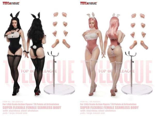 【史派克工廠】預購免運26年Q2 TBLeague 1/6 全新鉑金矽膠 兔女郎含頭雕 白膚 2版 0225 TBLeague 1/6 全新鉑金矽膠 兔女郎含頭雕 白膚 2版