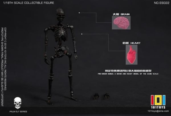 【史派克工廠】預購免運26年Q1 101TOYS 1/18 MINI骷髏骨架素體 共5款 1224 101TOYS 1/18 MINI骷髏骨架素體 共5款