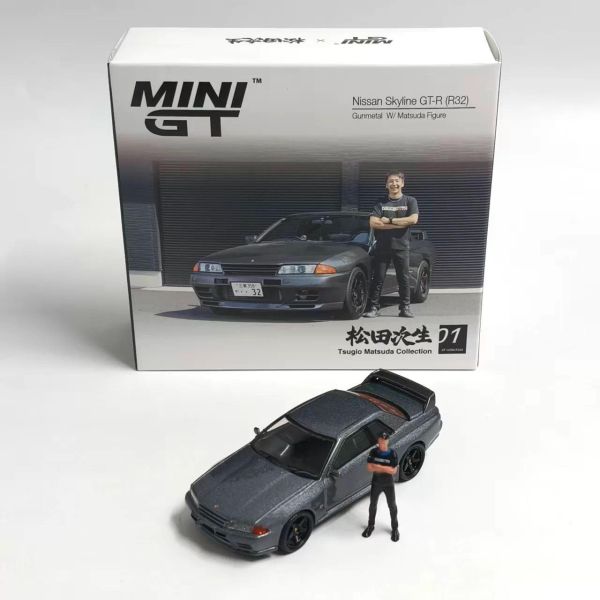【史派克工廠】結單免運4月 MINIGT Nissan 天際線GT-R R32 松田次生 合金車 人車組 0327 MINIGT Nissan 天際線GT-R R32 松田次生 合金車 人車組
