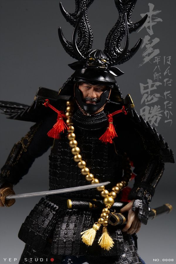 【史派克工廠】結單預購免運24年Q4 YepStudio 1/12 戰國第一猛將 日本之張飛 本多忠勝 NO.0008 0823 YepStudio 1/12 戰國第一猛將 日本之張飛 本多忠勝 NO.0008