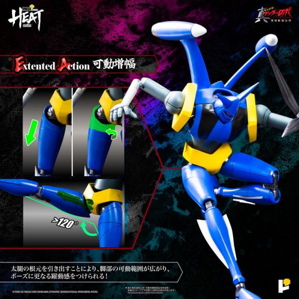 【史派克工廠】結單免運25年7月 POSE+ METAL HEAT 蓋特獅虎 真蓋特機器人 世界最後之日 合金完成品 0407 POSE+ METAL HEAT 蓋特獅虎 真蓋特機器人 世界最後之日 合金完成品