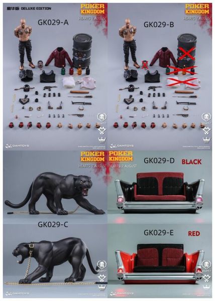 【史派克工廠】結單免運24年Q4 DAMTOYS 1/6 撲克王國系列-紅桃7 奧格斯格 GK029-ABCDE 0627 DAMTOYS 1/6 撲克王國系列-紅桃7 奧格斯格 GK029-ABCDE