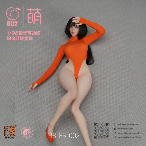 【史派克工廠】預購26年Q2 I8TOYS 1/6 鋼骨架鉑金矽膠全包膠可動胸素體 1107 I8TOYS 1/6 鋼骨架鉑金矽膠全包膠可動胸素體