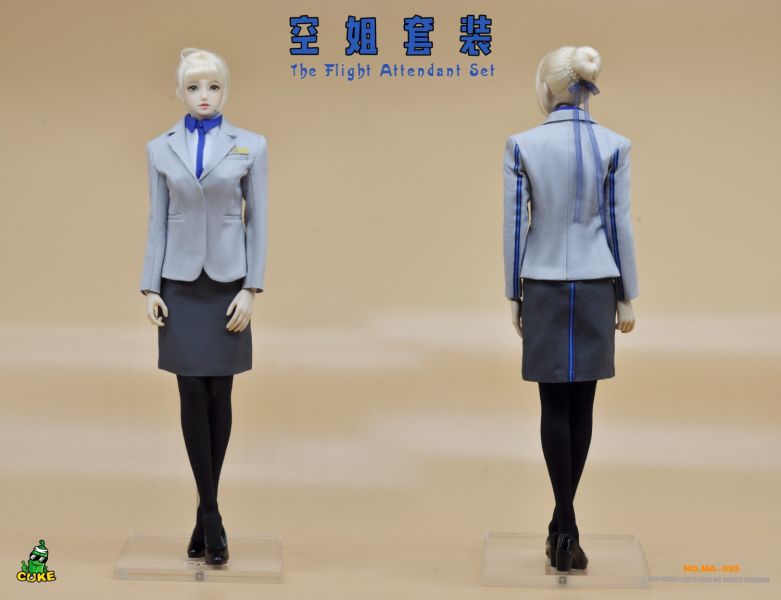 【史派克工廠】結單預購免運24年Q4 CUKE TOYS 1/6 A航空姐服飾套裝 MA-025 0725 CUKE TOYS 1/6 A航空姐服飾套裝 MA-025