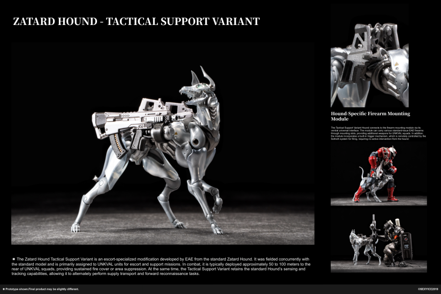 【史派克工廠】預購免運1月 冰感工作室 ICE × 蟲 犬型生物武器 扎塔德獵犬 戰術支援型 限定版 1012 冰感工作室 ICE × 蟲 犬型生物武器 扎塔德獵犬 戰術支援型 限定版