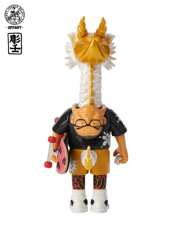 【史派克工廠】結單免運25年10月 OFFART X人中之龍ｘ鐵牛 18cm 白精汁龍 0822 OFFART X人中之龍ｘ鐵牛 18cm 白精汁龍