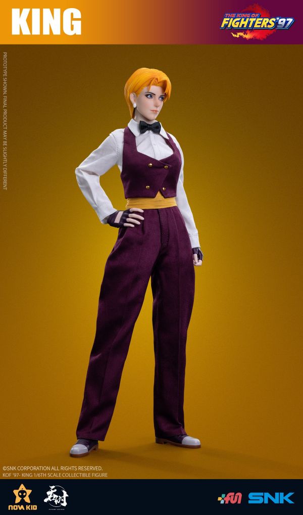 【史派克工廠】結單 預購免運Q2 SNK 星之子工作室 吞時工作室 拳皇’97 瓊 KING 1/6 可動 布衣 1123 SNK 星之子工作室 吞時工作室 拳皇’97 瓊 KING 1/6 可動 布衣
