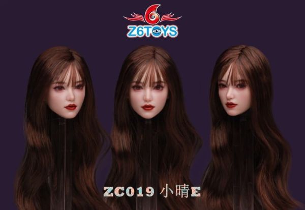 【史派克工廠】結單免運25年9月 Z6TOYS 1/6 亞洲可動眼美女頭雕 小晴 ZC019A-F 共6款 0822 Z6TOYS 1/6 亞洲可動眼美女頭雕 小晴 ZC019A-F 共6款