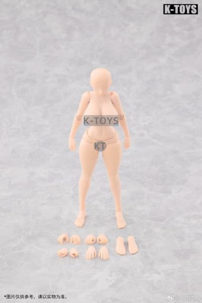 【史派克工廠】結單25年Q4 K-Toys 日漫豐滿溝女素體 白皮膚 黃皮膚 黑皮膚1/12 0912 K-Toys 日漫豐滿溝女素體 白皮膚 黃皮膚 黑皮膚1/12