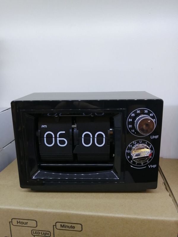 【史派克工廠】預購免運26年1月 MIDCLOCK 桌面自動翻頁時鐘 電視 12小時制 2色 1224 MIDCLOCK 桌面自動翻頁時鐘 電視 12小時制 2色