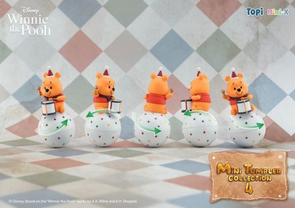 【史派克工廠】結單免運26年6月 TOPI Mini-X 不倒翁公仔收藏4 小熊維尼 一中盒6入 0202 TOPI Mini-X 不倒翁公仔收藏4 小熊維尼 一中盒6入