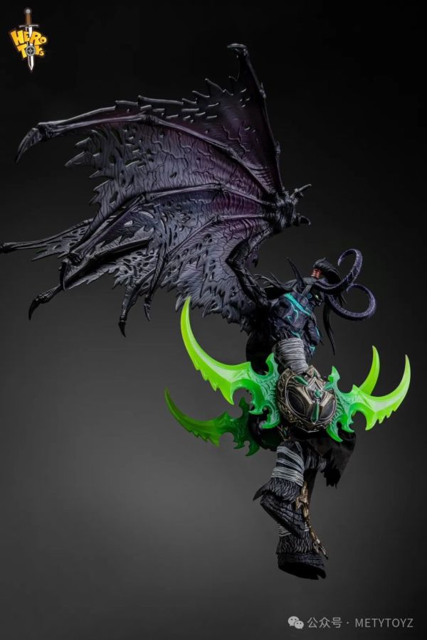 【史派克工廠】現貨 免運 Hero toys 限量版 魔獸爭霸 不死族 伊利丹 暗黑夜色 型態 X1104 Hero toys 惡魔獵人 伊利丹 限量版 黑暗 惡魔