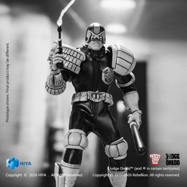 【史派克工廠】預購27年Q1 HIYA 海雅 E.S.S. 超時空戰警 判官爵德 黑白版 可動人偶 1/12 0819 HIYA 海雅 E.S.S. 超時空戰警 判官爵德 黑白版 可動人偶 1/12