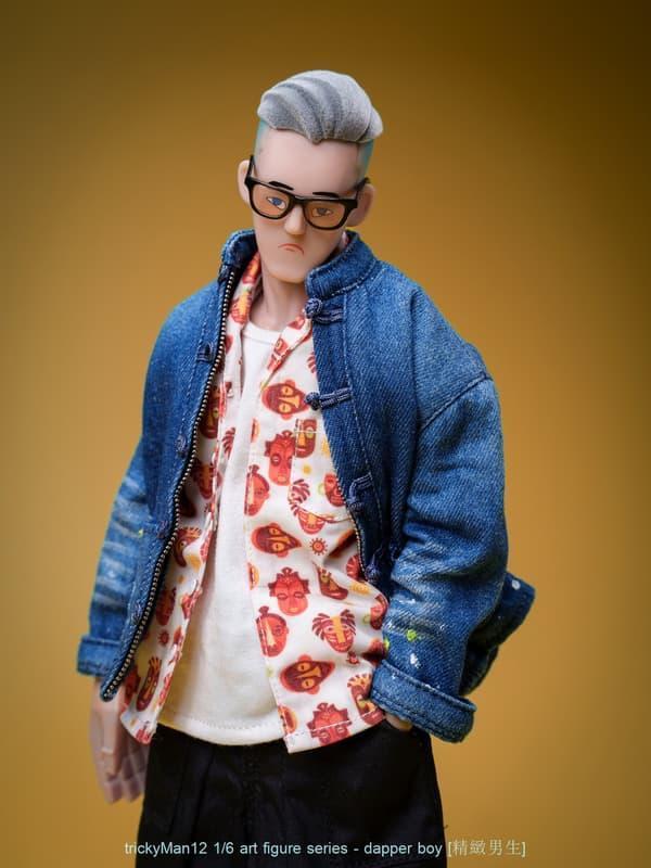 【史派克工廠】預購免運6月 trickyMan12 精緻男生 潑漆洗水唐牛 人偶套裝 FB-10146-d 0416 trickyMan12 精緻男生 潑漆洗水唐牛 人偶套裝 FB-10146-d