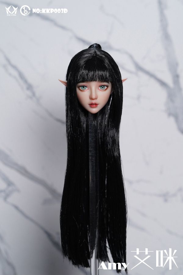 【史派克工廠】結單 預購9月 KID KING 1/6 妖精艾咪 AMY植睫毛頭雕 NO:KKP003 ABCD四款 0831 KID KING 1/6 妖精艾咪 AMY植睫毛頭雕 NO:KKP003 ABCD四款
