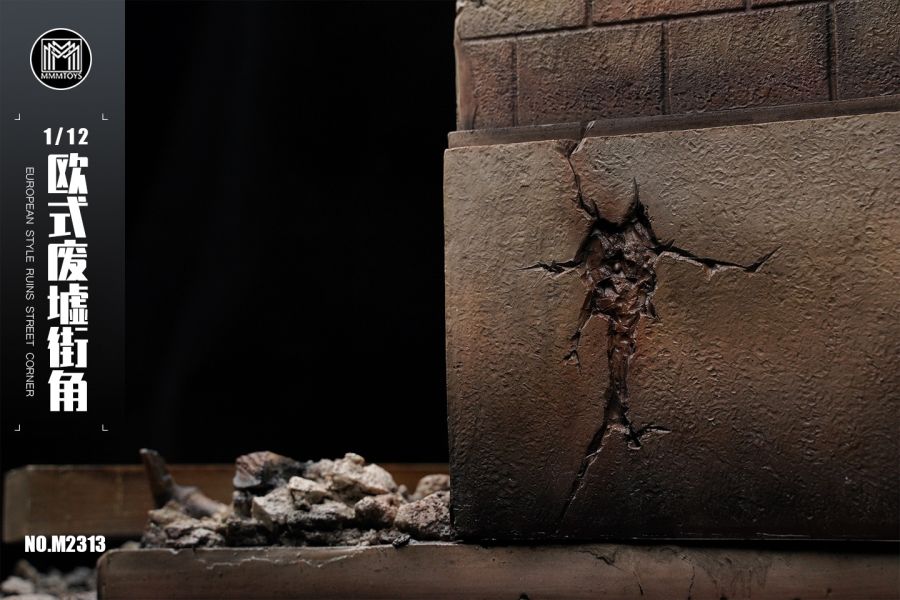 【史派克工廠】結單 預購23年Q4 mmmtoys 1/12 歐式廢墟街角 M2313 0606 mmmtoys 1/12 歐式廢墟街角 M2313
