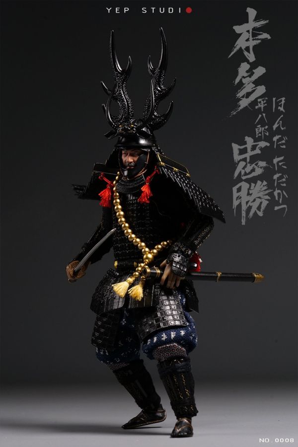 【史派克工廠】結單預購免運24年Q4 YepStudio 1/12 戰國第一猛將 日本之張飛 本多忠勝 NO.0008 0823 YepStudio 1/12 戰國第一猛將 日本之張飛 本多忠勝 NO.0008