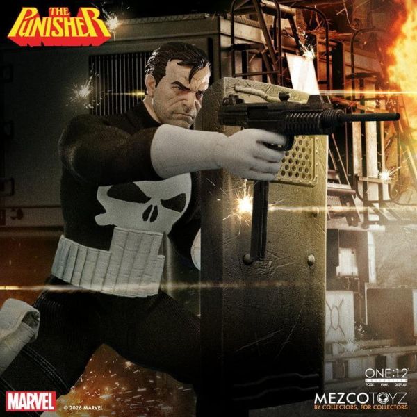 【史派克工廠】預購免運27年1月 MEZCO One:12 Collective 漫威 制裁者 可動 0708 MEZCO One:12 Collective 漫威 制裁者 可動
